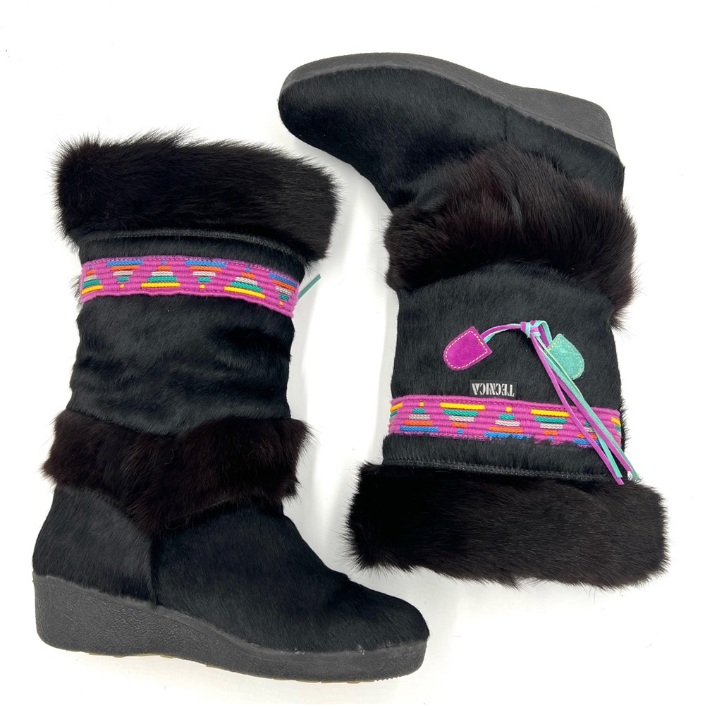 Tecnica Italian Apres Skandia Fur Ski Winter Boots Womens EU 41 Size 9 - Picture 4 of 15